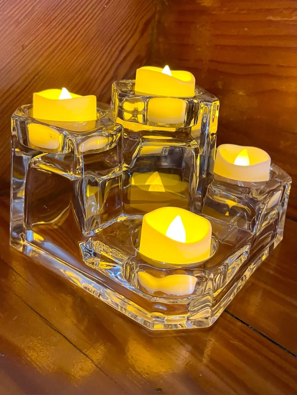 Partylite crystal castle, five tier tealight holder - Picture 2 of 6